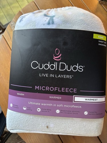 Nwt cuddl duds king snowmen - nwt,