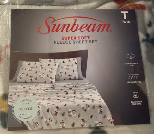 Sunbeam twin fleece sheet set - sunbeam,