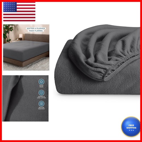 Bare home fleece fitted - fleece, sheet